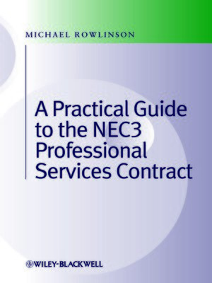 cover image of Practical Guide to the NEC3 Professional Services Contract